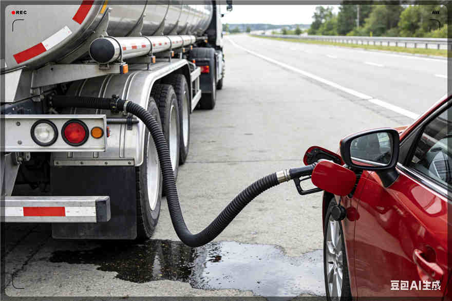 博白汽车救援送水案例